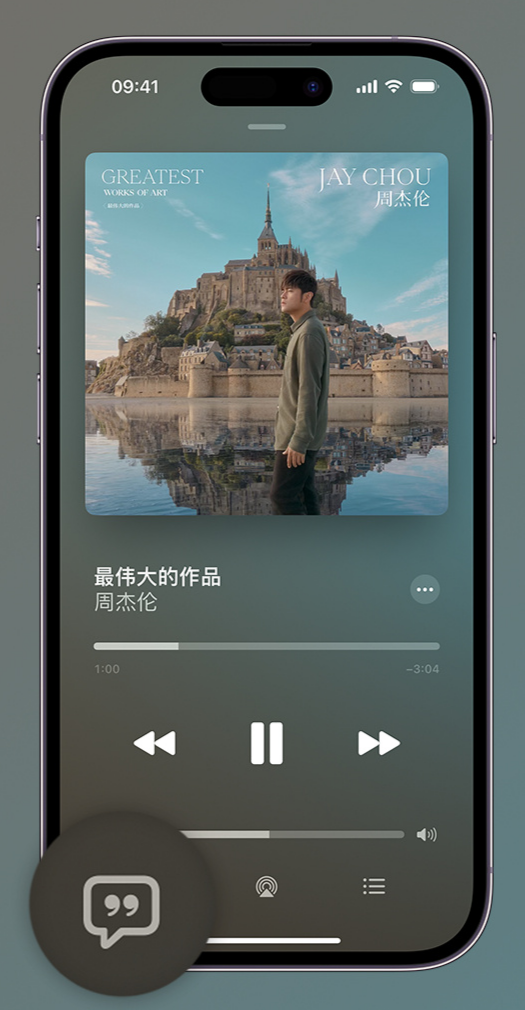 安化iphone维修分享如何在iPhone上使用Apple Music全新唱歌功能 